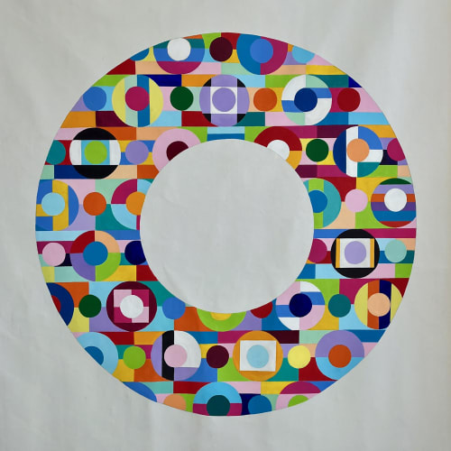 "Color Wheel" Painting | Paintings by Benna Holden
