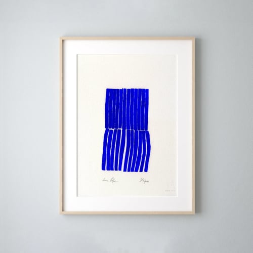 "Stripes" - Original Graphic Art | Paintings by forn Studio by Anna Pepe