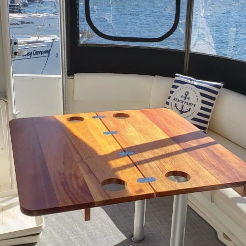Boat Table | Tables by Island View Design | Dartmouth Yacht Club in Dartmouth