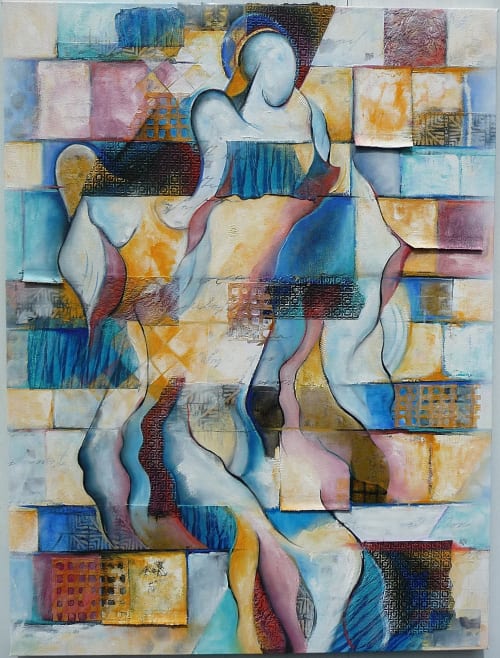 Speaking Alone In The Night | Oil And Acrylic Painting in Paintings by Gerald Huth Fine Art