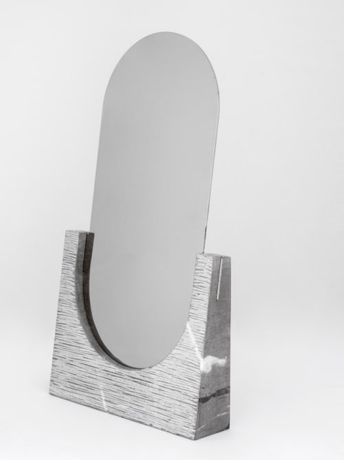 Vuoti Riflessi - rigato | Mirror in Decorative Objects by gumdesign