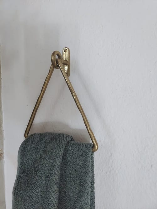 Hand Towel Triangle Hanger N14 | Storage by Mi&Gei Hardware Design Studio