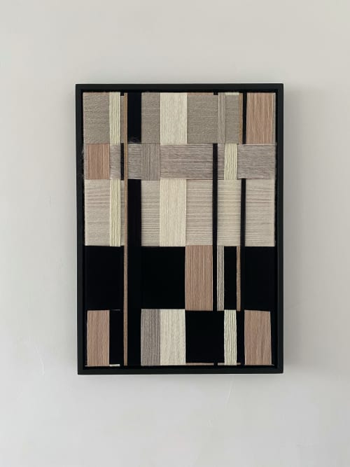 Woven Wall Art Frame - Masonry 005 | Wall Hangings by Anita Meades