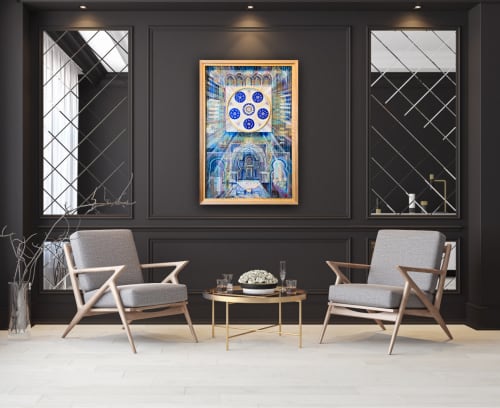 Mystic Pathways | Mixed Media by Shazia Imran | Chicago in Chicago