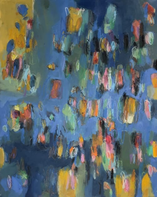 lake shore drive 1 | Mixed Media in Paintings by Ian Hargrove