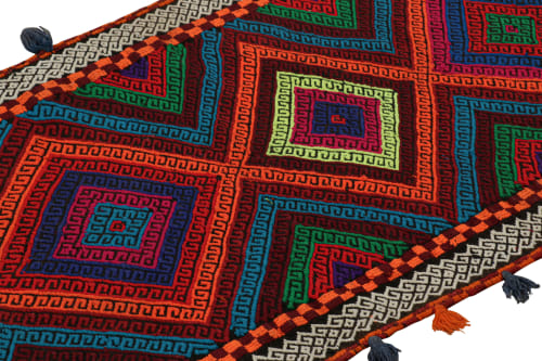 Rug & Kilim’s Contemporary Kilim Runner with Polychromatic | Rugs by Rug and Kilim