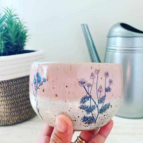 wild flower bowl | Cups by Three Stars and A Sun Ceramics