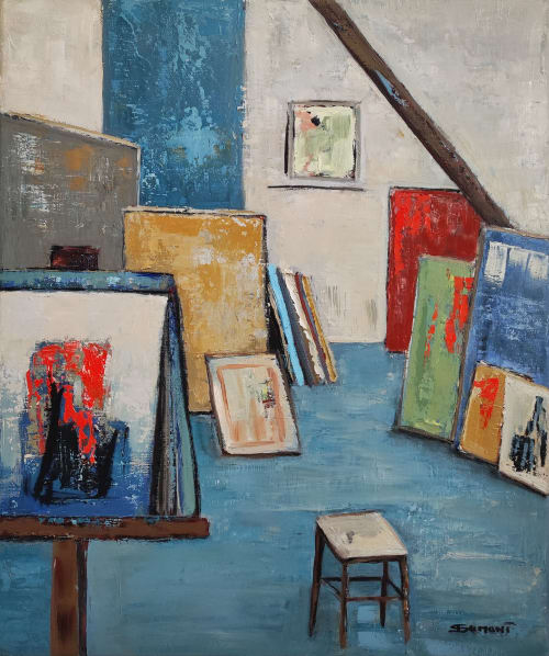 Workshop 5 / Atelier 5 | Oil And Acrylic Painting in Paintings by Sophie DUMONT.