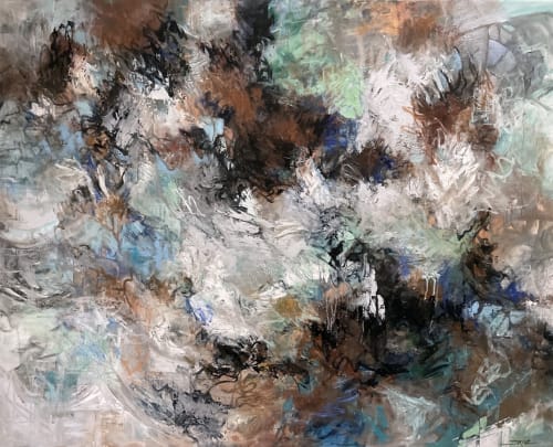 Commission an Abstract Expressionist Painting | Mixed Media in Paintings by Jeanette Jarville, BFA Emily Carr University of Art