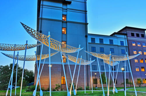 Vessels | Public Sculptures by RE:site | Texas State University in San Marcos
