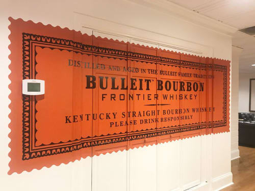 Bulleit Bourbon | Murals by I Saw The Sign | Bulleit Frontier Whiskey Experience in Louisville