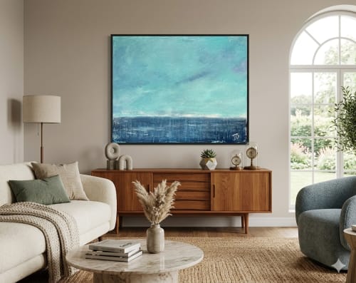 Moody Blues | Mixed Media by SaltAirArt | Virginia Beach, VA in Virginia Beach