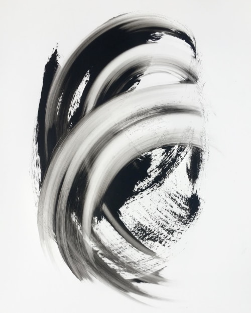Tandem | Oil And Acrylic Painting in Paintings by Misty Hughes