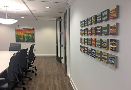 Mountain Mini Series | Mixed Media by Lorelle Rau Studios | Richmond in Richmond