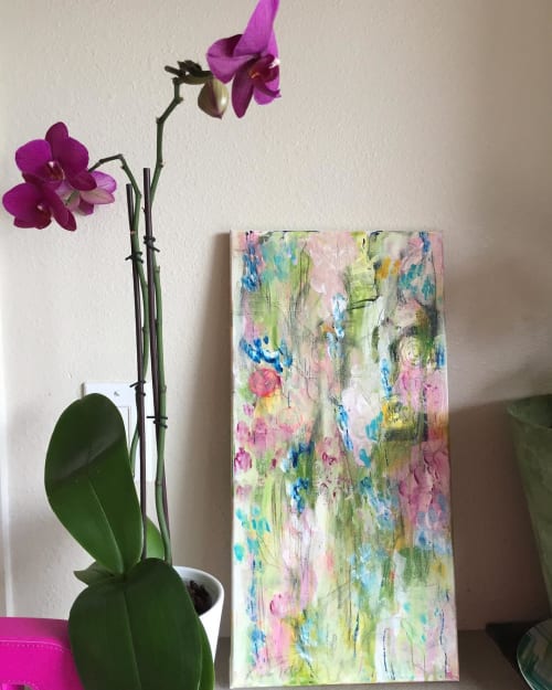 Flower Abstract Painting | Paintings by Rina Patel