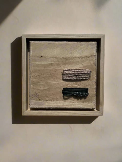 "between the lines" sold | Oil And Acrylic Painting in Paintings by VISCERAL HOME STUDIO
