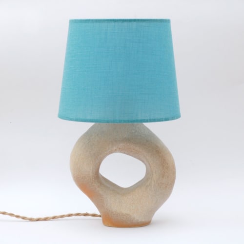 Amphora Lamp - Sand | Table Lamp in Lamps by niho Ceramics