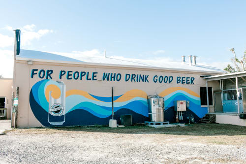 Wilmington Brewing Company Mural | Murals by Ella Friberg