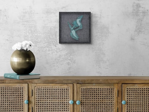 Blue Static | Tapestry in Wall Hangings by Morgan Hale