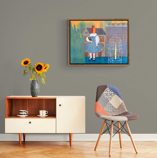The Blue Town Lullaby | Paintings by Ayna Paisley