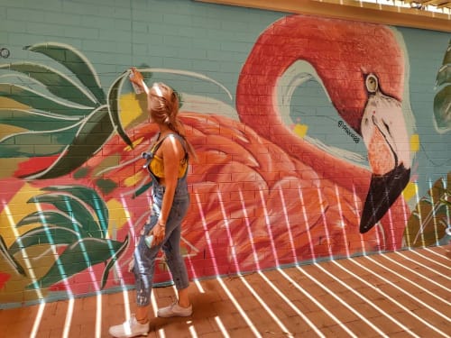 murals (flamingo)