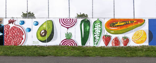 Eat Your Veggies Mural | Street Murals by Marcella Kriebel