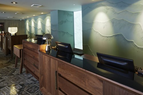 Drift | Paneling in Wall Treatments by Lauren Herzak-Bauman | The Westin Cleveland Downtown in Cleveland