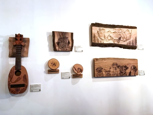 Display at MeeT on Main - Vancouver BC | Wall Sculpture in Wall Hangings by Bisa Lisa Studio | MeeT on Main in Vancouver