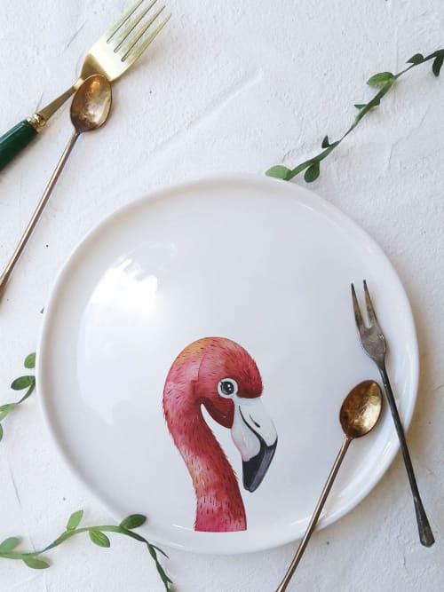Handmade Ceramic Plate | Dining Serving - Pottery Plate | Ceramic Plates by FUSSKA