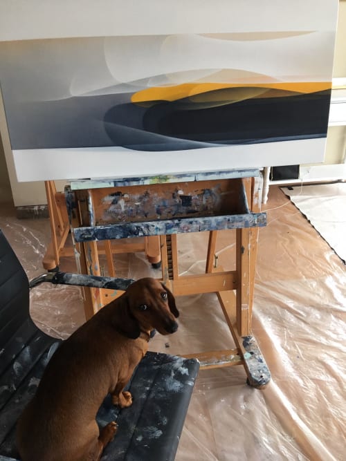 Into Stillness II | Oil And Acrylic Painting in Paintings by Agneta Ekholm