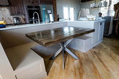 Custom Dining Table | Tables by 40 North Designs | Sunshine Canyon in Boulder