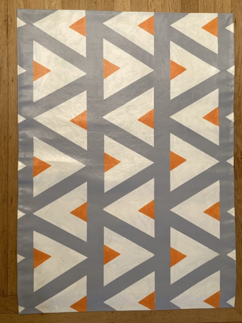 TRI ME floorcloth 2' x 3' | Mat in Rugs by OTSI design