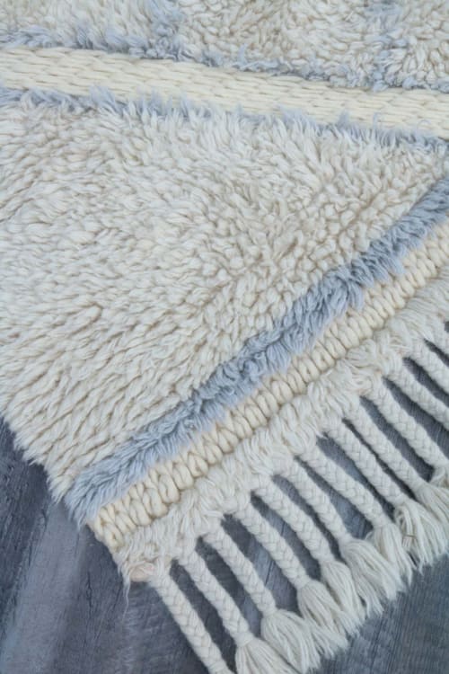 Moroccan Wool Rug 4'8" x 6'8" | Area Rug in Rugs by MEEM RUGS