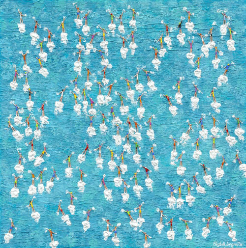 Sink or Swim | Paintings by Elizabeth Langreiter Art