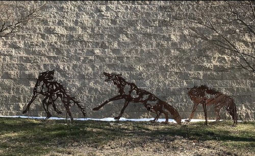 Shadow Migrations | Public Sculptures by Wendy Klemperer Art Inc