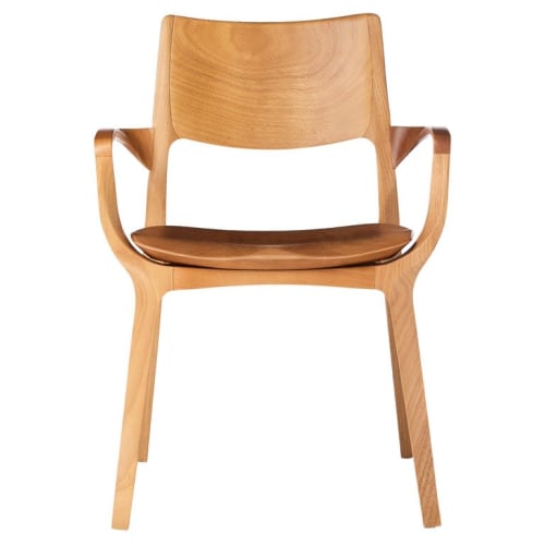 Post-Modern Style Aurora Chair in Solid Wood | Armchair in Chairs by SIMONINI