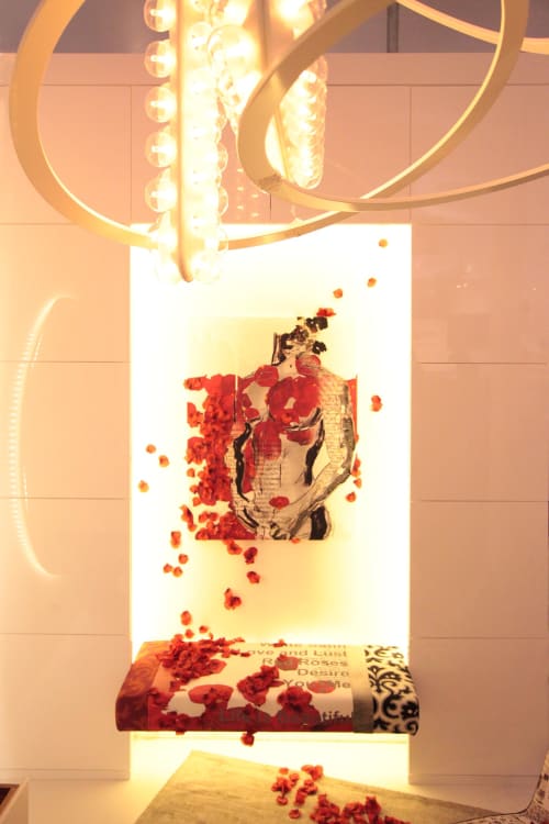 Myconos Red | Mixed Media by Tina Psoinos art + photography