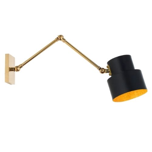 Satellite 03 Joint Natural Brass Finish | Sconces by Bronzetto