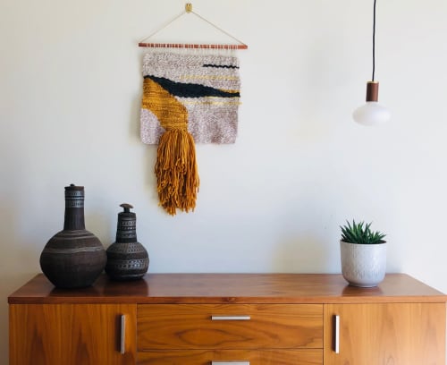 Liquid Sunshine | Macrame Wall Hanging in Wall Hangings by Trudy Perry