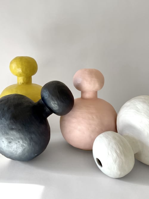 Jules Vase in Black | Vases & Vessels by Meg Morrison