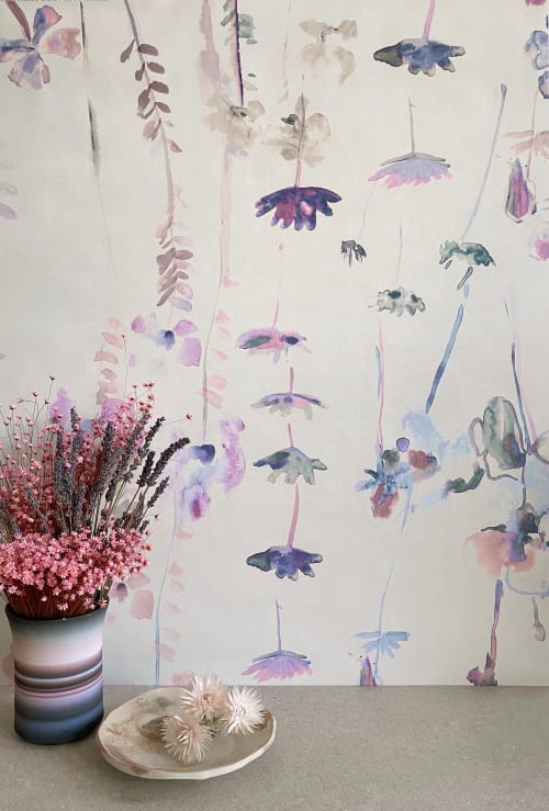 Forever Flowers - Canyon Mural Wallpaper | Wall Treatments by BRIANA DEVOE