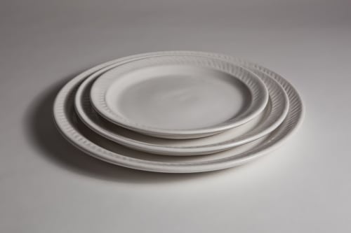 Plates rustic dinner set | Ceramic Plates by Charlotte Storrs