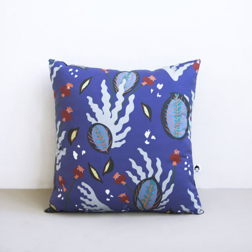 The Third Day GENESIS Printed Cushion | Pillows by Studio NAMA | Tel Aviv-Yafo in Tel Aviv-Yafo