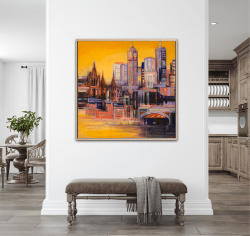 Vivid Recollection | Mixed Media by Shazia Imran | AAD Art Gallery - Australian Art & Design in The Rocks