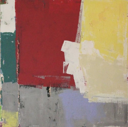Big Red | Paintings by Joey Korom | Private Residence, Chicago in Chicago