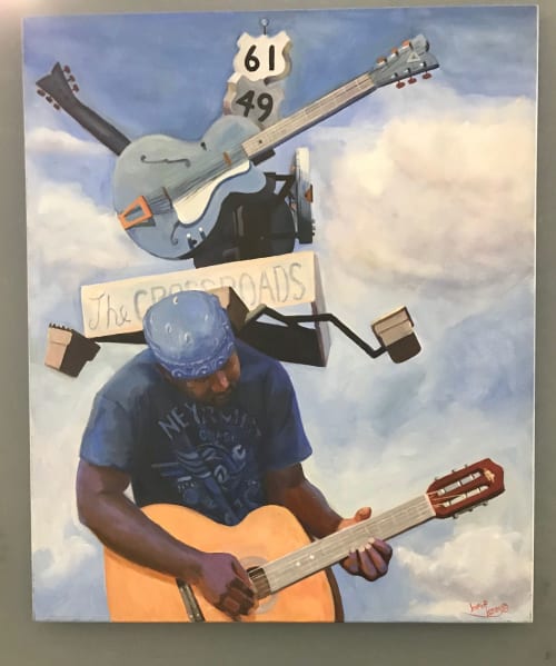 Crossroads Blues | Art & Wall Decor by Joseph Pearson | 348 Depot St in Asheville