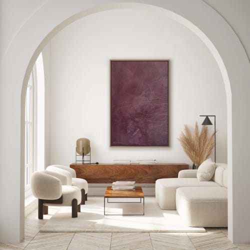 "Mon Coeur" - Abstract Expressionism Framed Giclée Prints | Paintings by ART + ALCHEMY By Nicolette Atelier