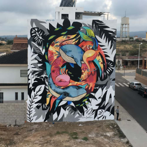 "Entre el mar y el cielo" / "Between sea and sky " | Street Murals by Julieta XLF