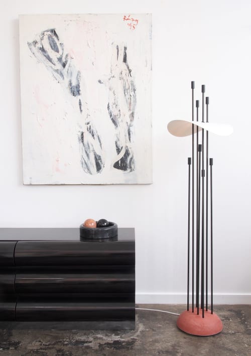 Ida Floor Lamp - Sculptural, Up / Down light | Lamps by Sara Schoenberger