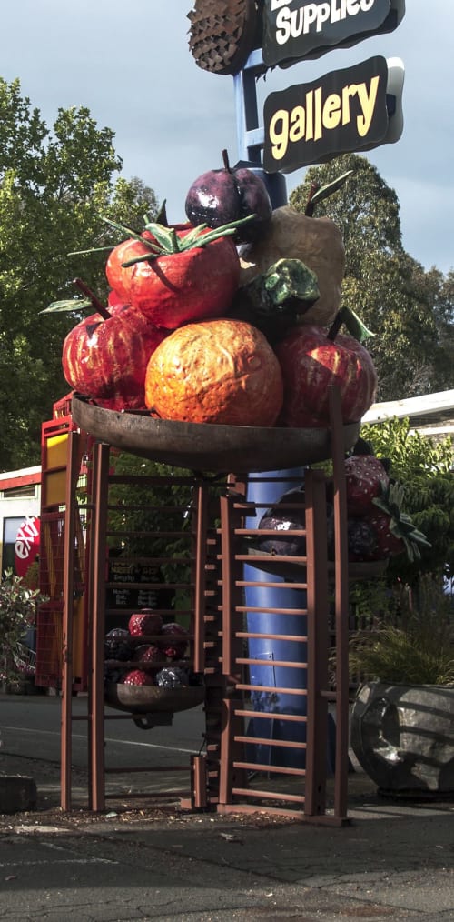 Still Life with Fruit | Public Sculptures by Sanctum Studio | Bulleen Art & Garden in Bulleen